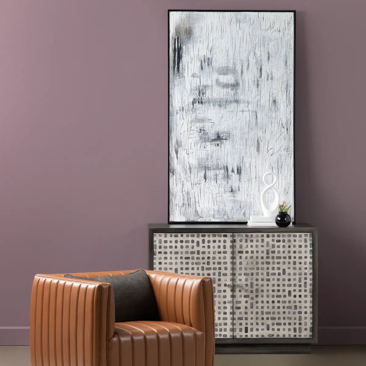 Crestview Collection Newman Painted Wall Art - Image 1
