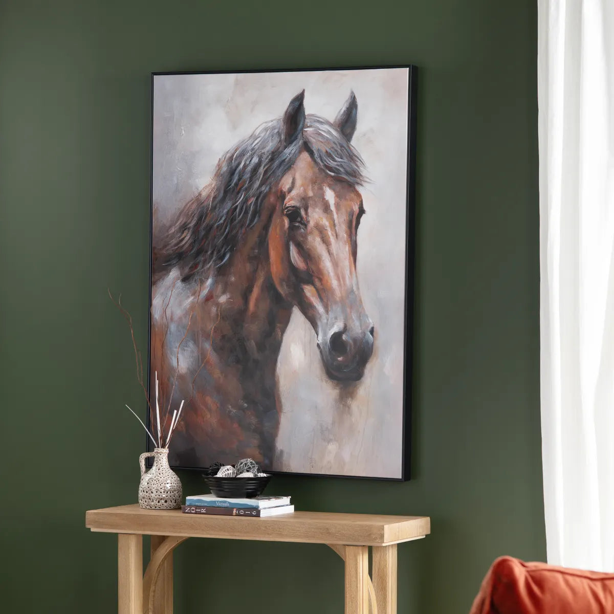 Crestview Collection Equestrian Stakes Wall Art - Image 1