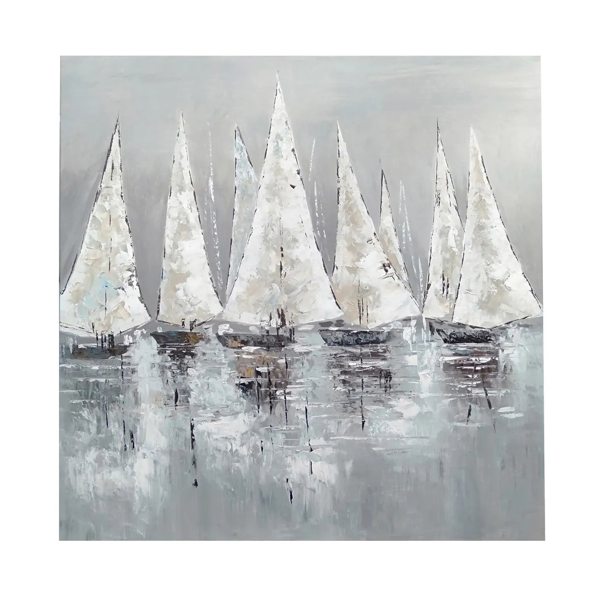 Crestview Collection Pacific Sails Canvas Wall Art - Image 1