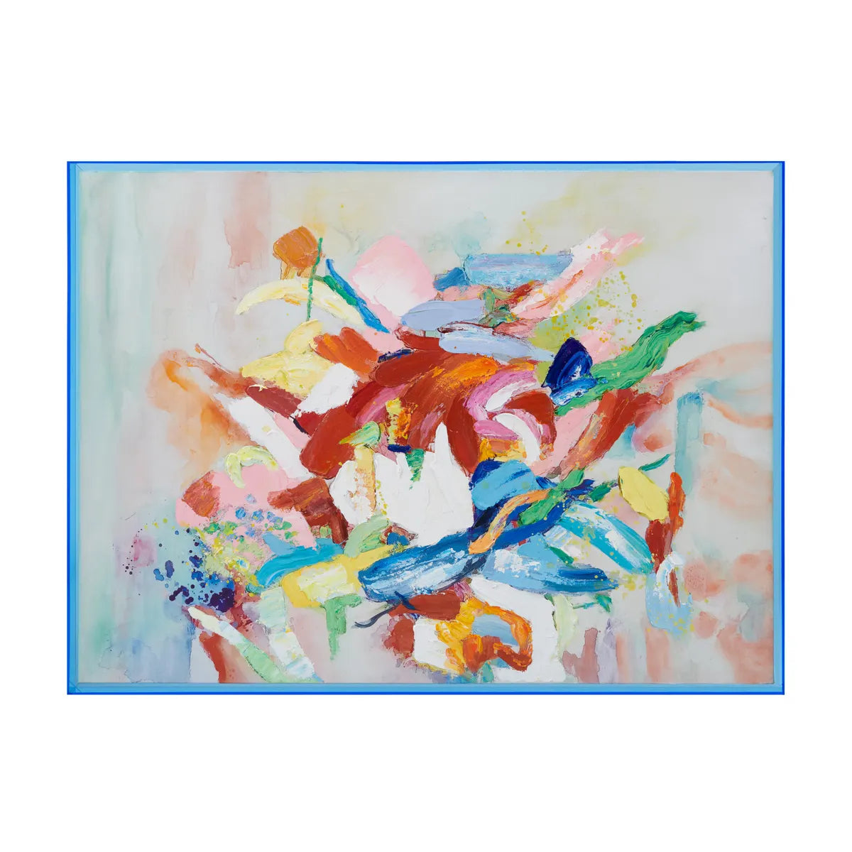 Crestview Collection Effervescent 3 Hand Painted Canvas Wall Art - Image 1
