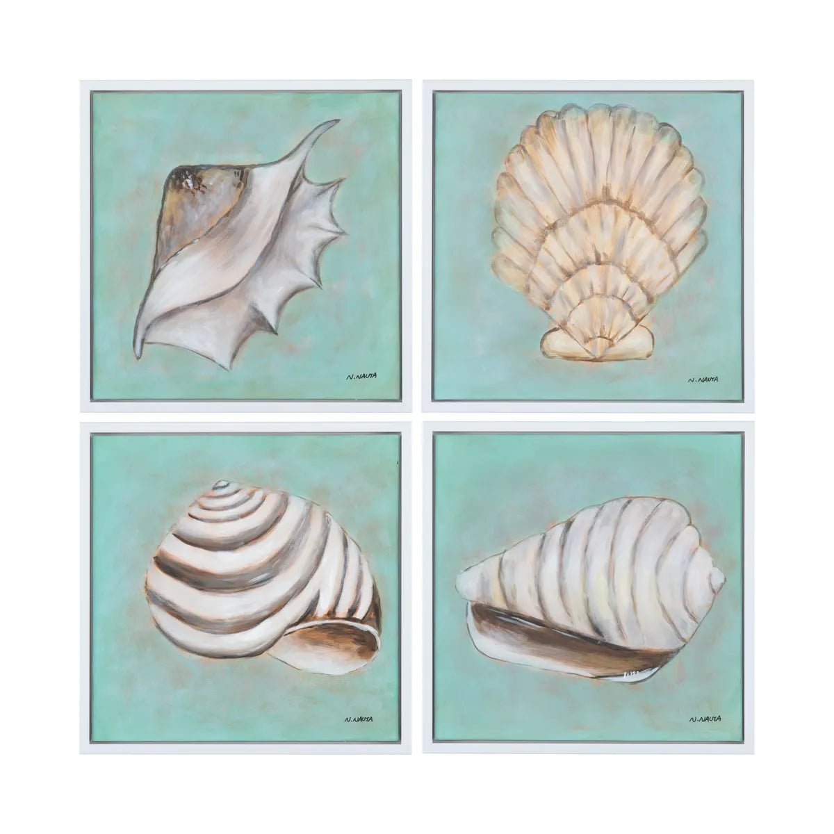 Crestview Collection Ocean Treasures Wall Art ~ Set Of 4 - Image 2