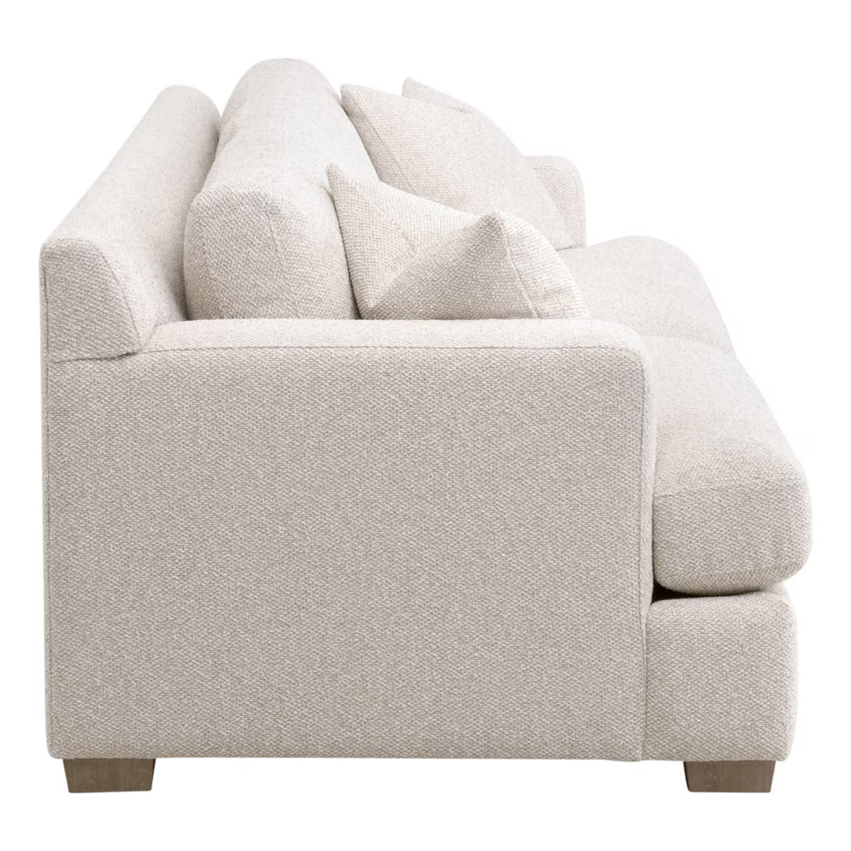 Essentials For Living Dean 92” California Casual Sofa ~ LiveSmart Gellar-Linen, Natural Gray Oak - Image 3