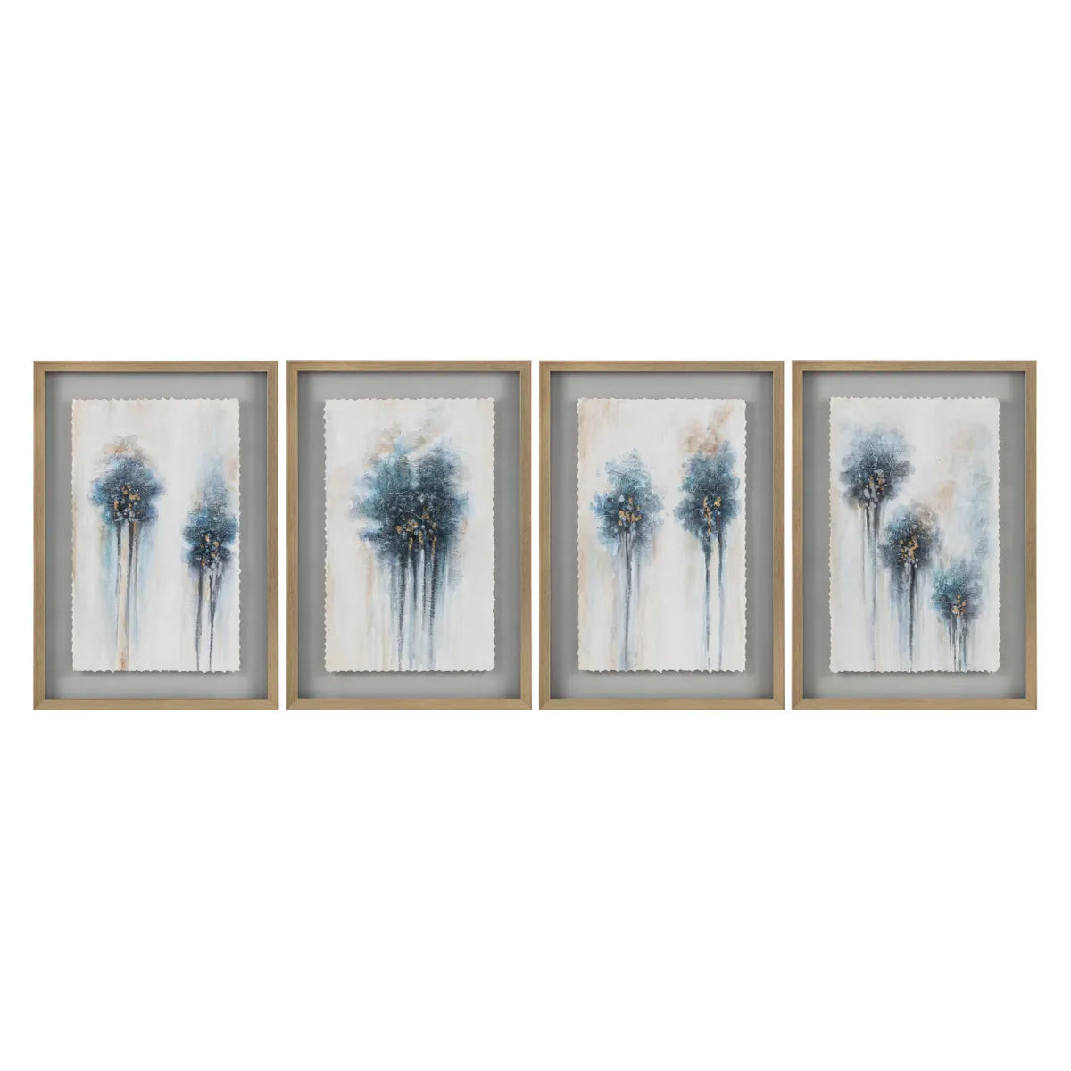 Crestview Collection Boom Boom Wall Art ~ Set Of 4 - Image 1