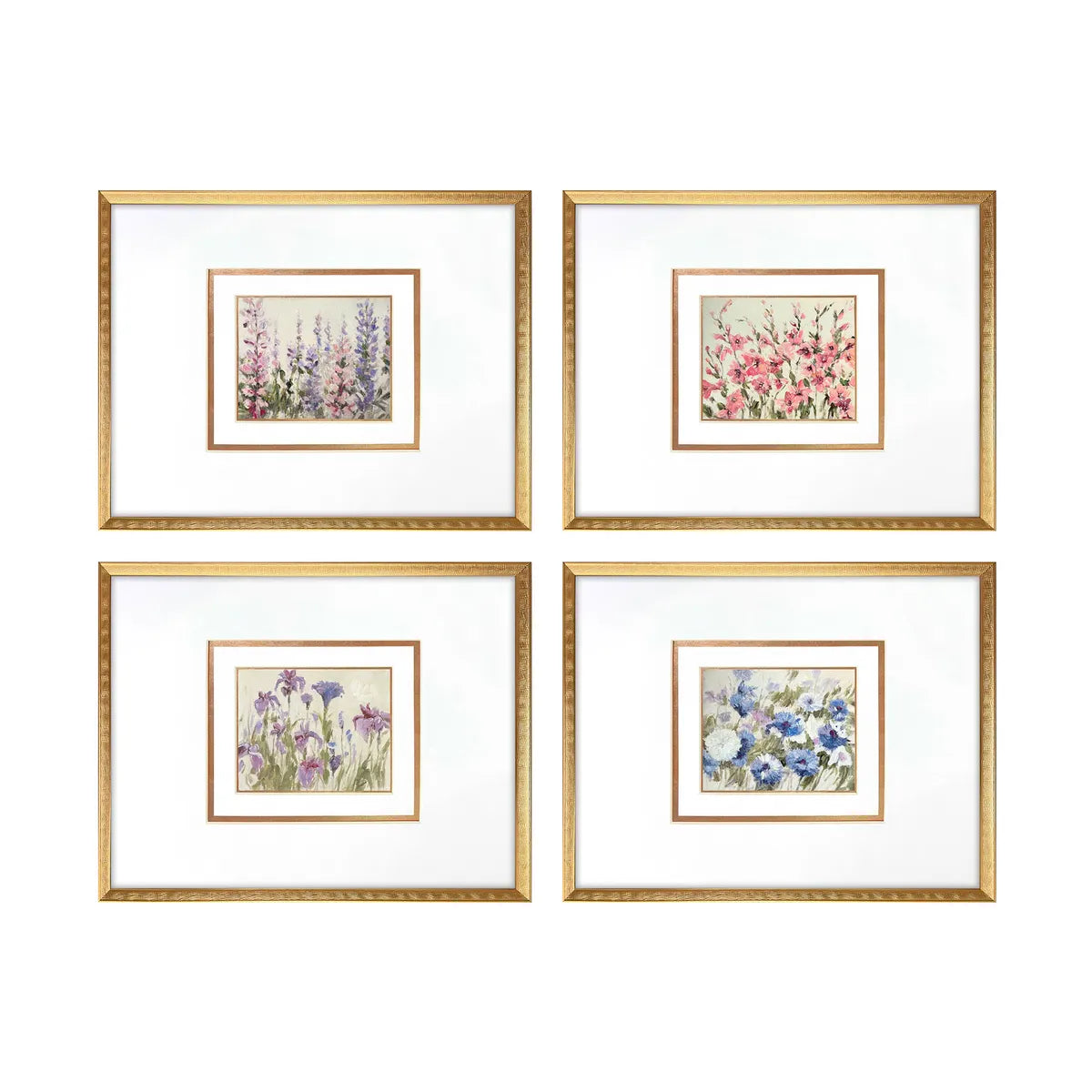 Crestview Collection Floral Haven Wall Art ~ Set Of 4 - Image 1