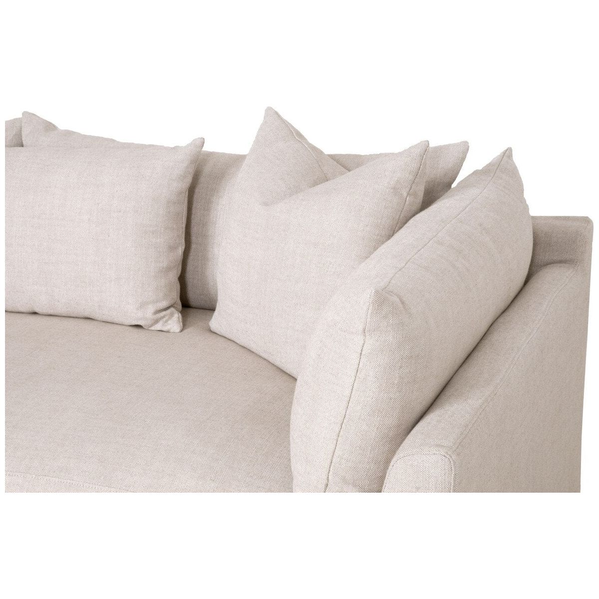 Essentials For Living Haven 96” Lounge Slipcovered Sofa ~ Bisque - Image 3