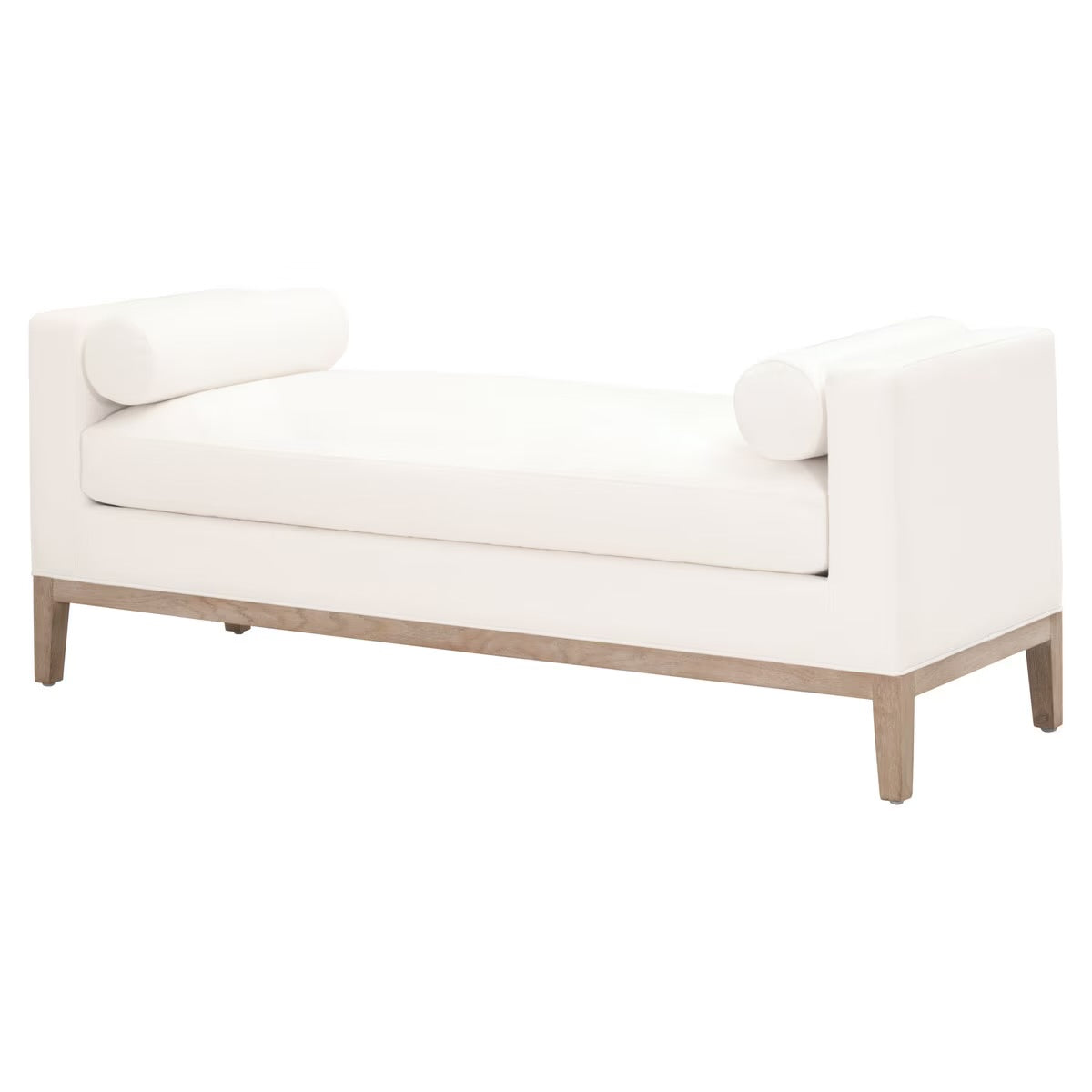 Essentials For Living Keaton Upholstered Bench ~ LiveSmart Peyton-Pearl - Image 2