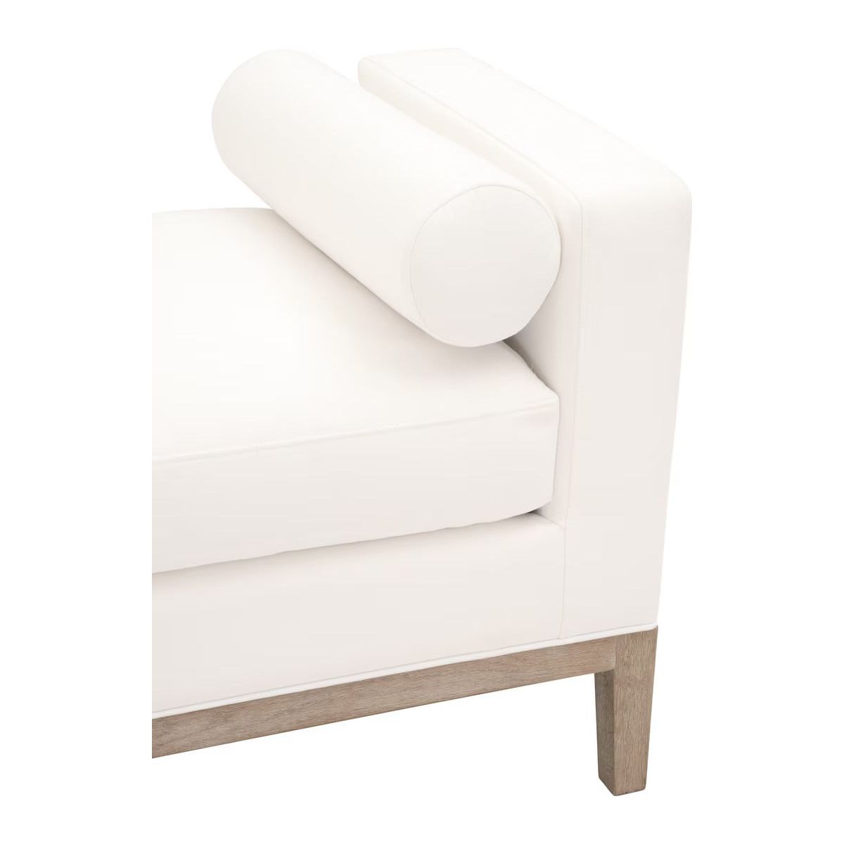 Essentials For Living Keaton Upholstered Bench ~ LiveSmart Peyton-Pearl - Image 3