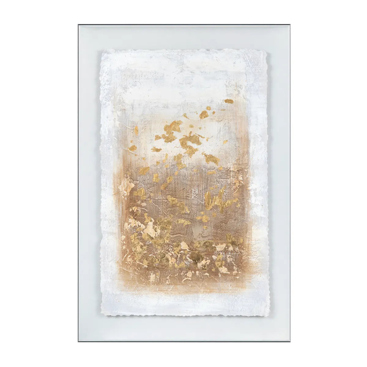Crestview Collection Serena 3 Shadow Box Painting Wall Art - Image 1