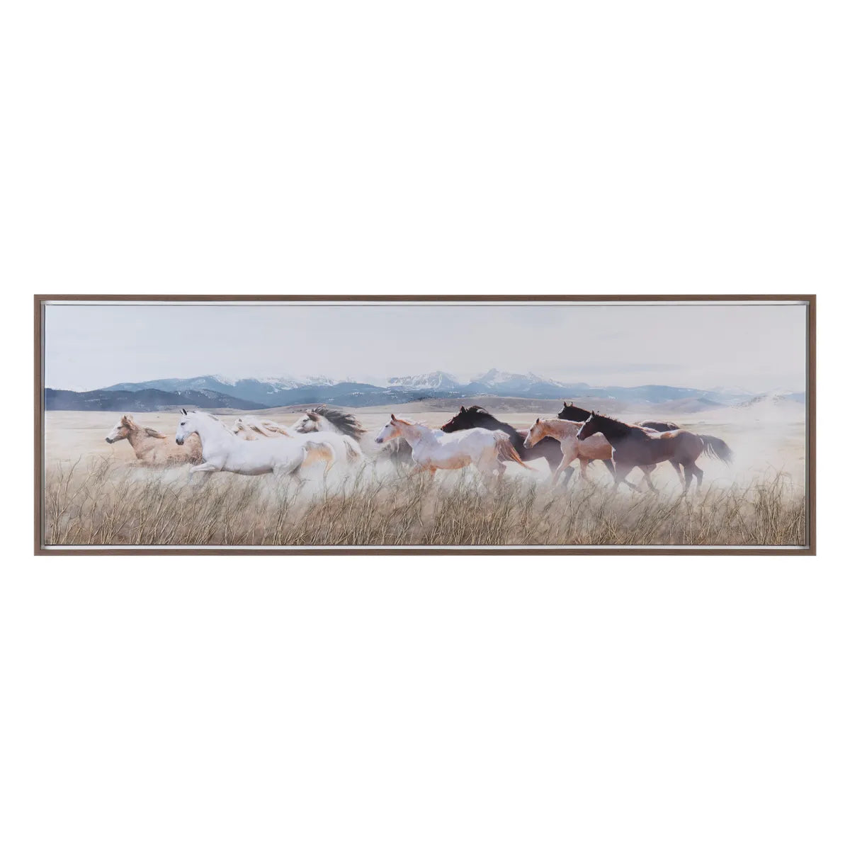 Crestview Collection Stampede Hand Painted Canvas Wall Art - Image 2