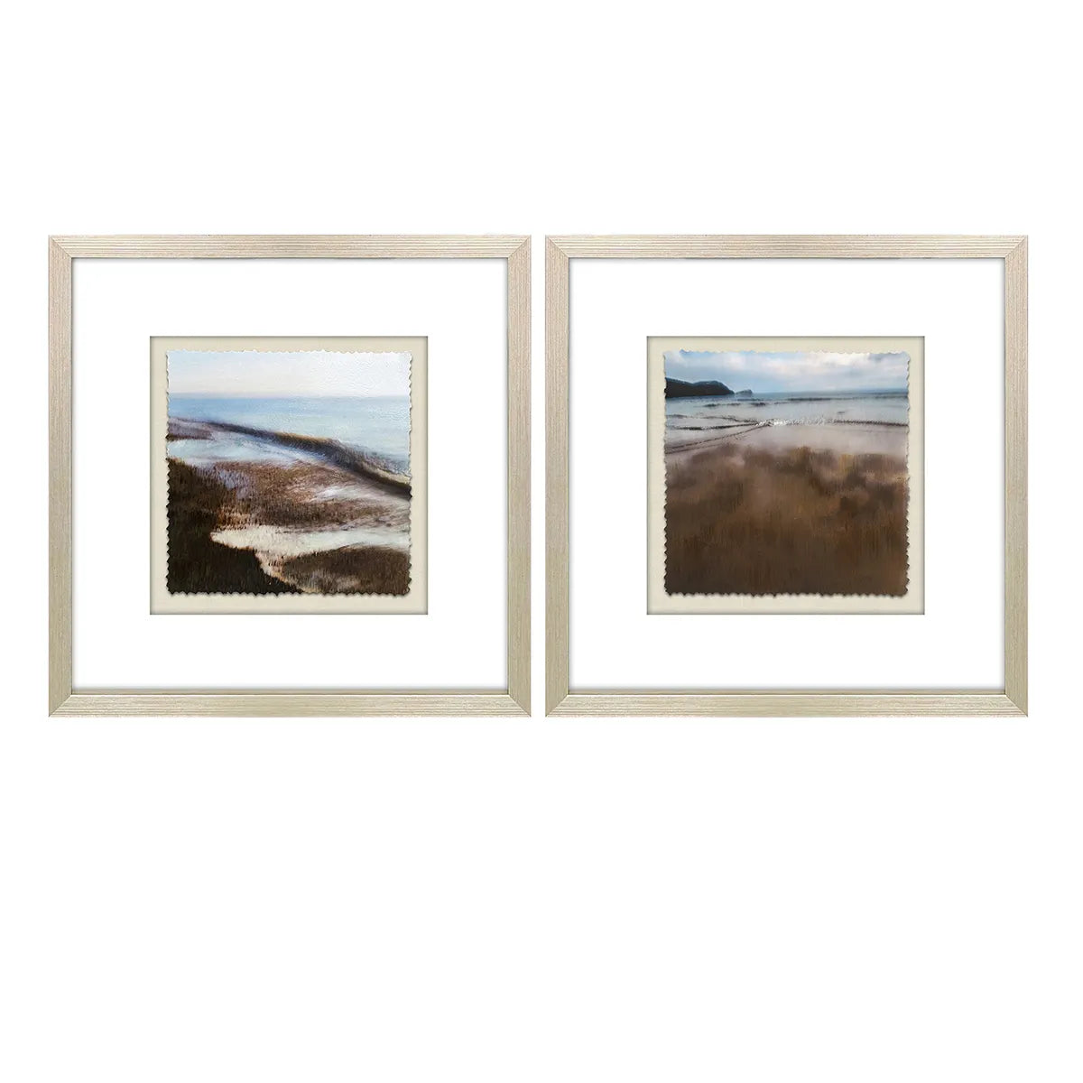 Crestview Collection Largo Hand Painted Wall Art ~ Set Of 2 - Image 1