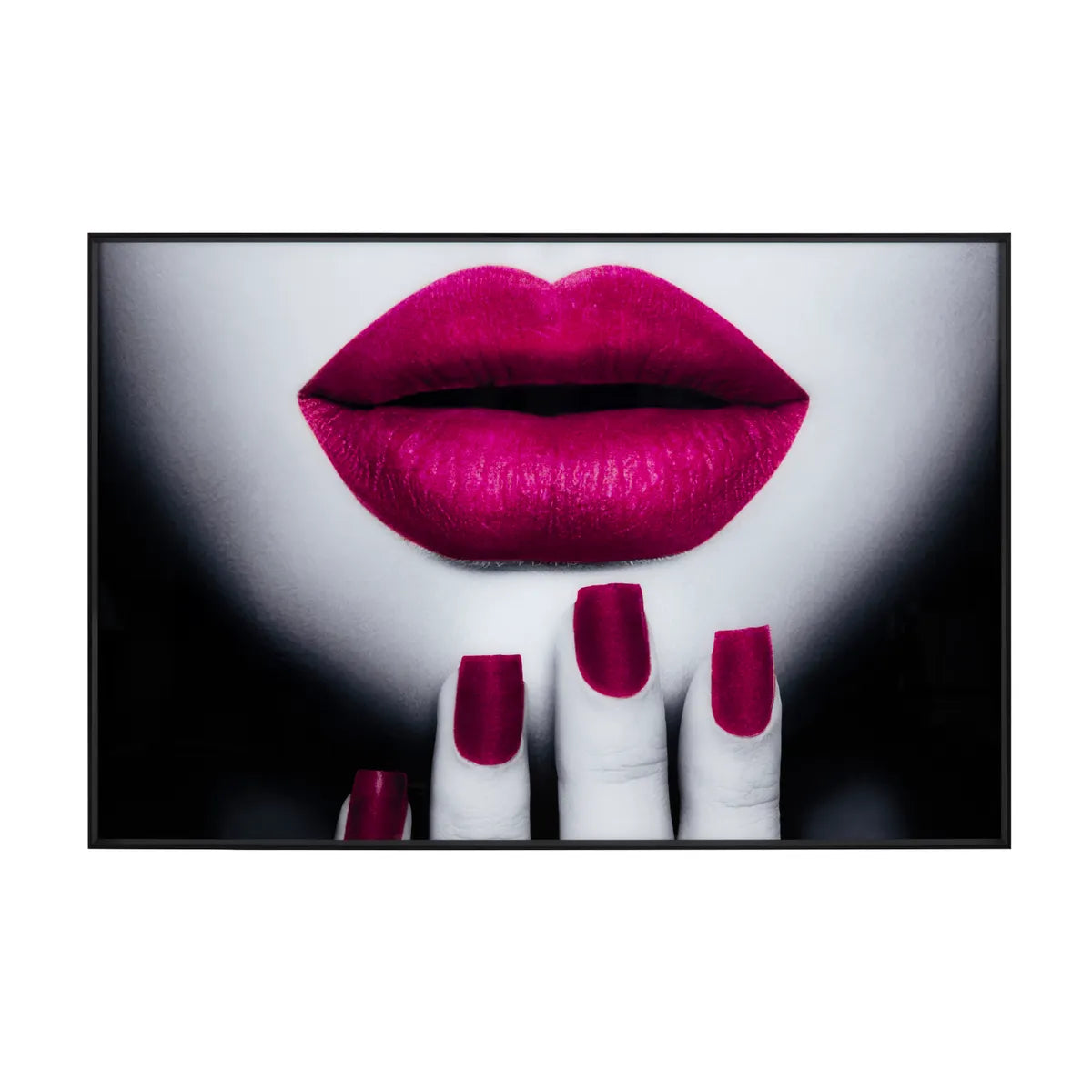 Crestview Collection Pink Lady Wall Art - Image 1