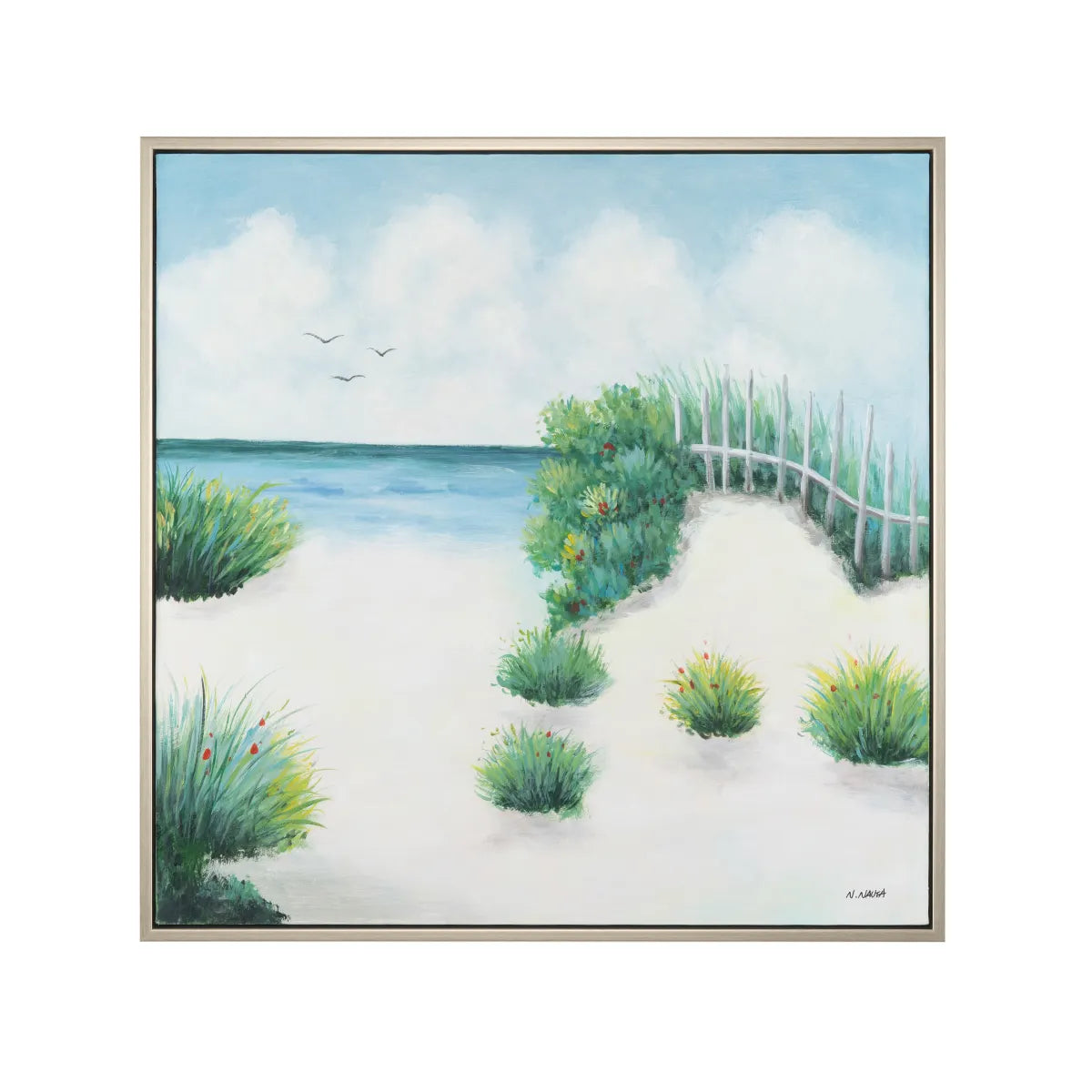 Crestview Collection Winds Of Peace Hand Finished Canvas Wall Art - Image 2