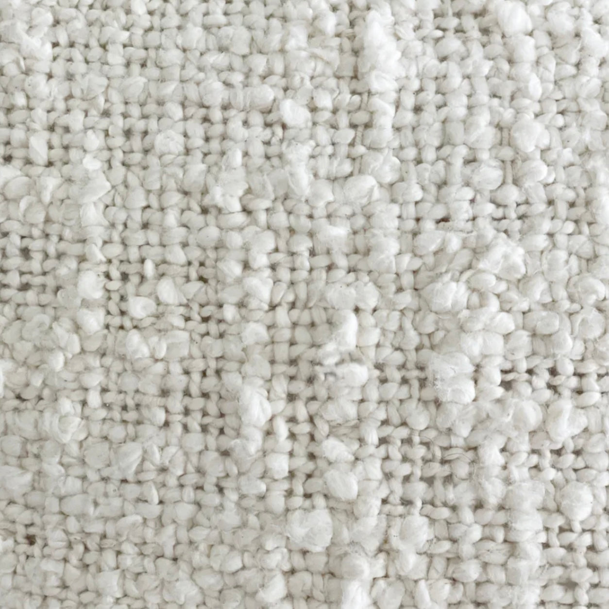 Anaya Home Cozy Cotton White Boucle Euro Pillow 26x26 With Down Insert ~ DREAMY BEDDING SALE ~ Limited Quantity - Image 2