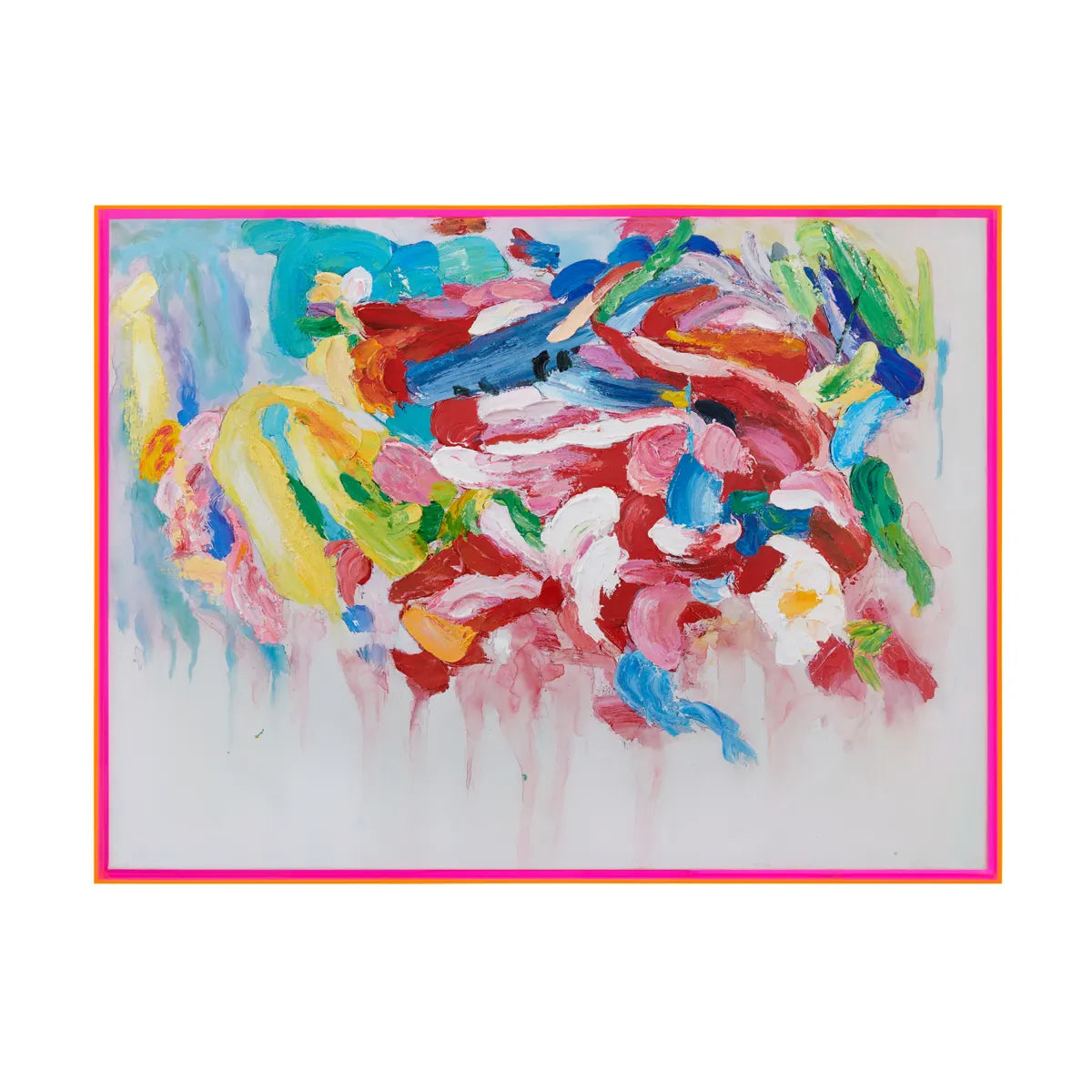 Crestview Collection Effervescent 1 Hand Painted Canvas Wall Art - Image 1