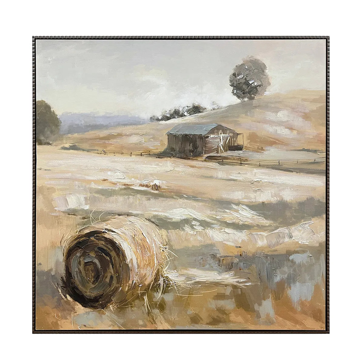 Crestview Collection Hay Fields Wall Art - Image 1