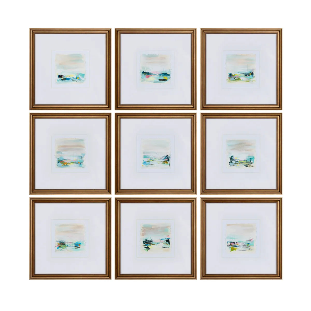 Crestview Collection Mad For Color Wall Art ~ Set Of 9 - Image 2