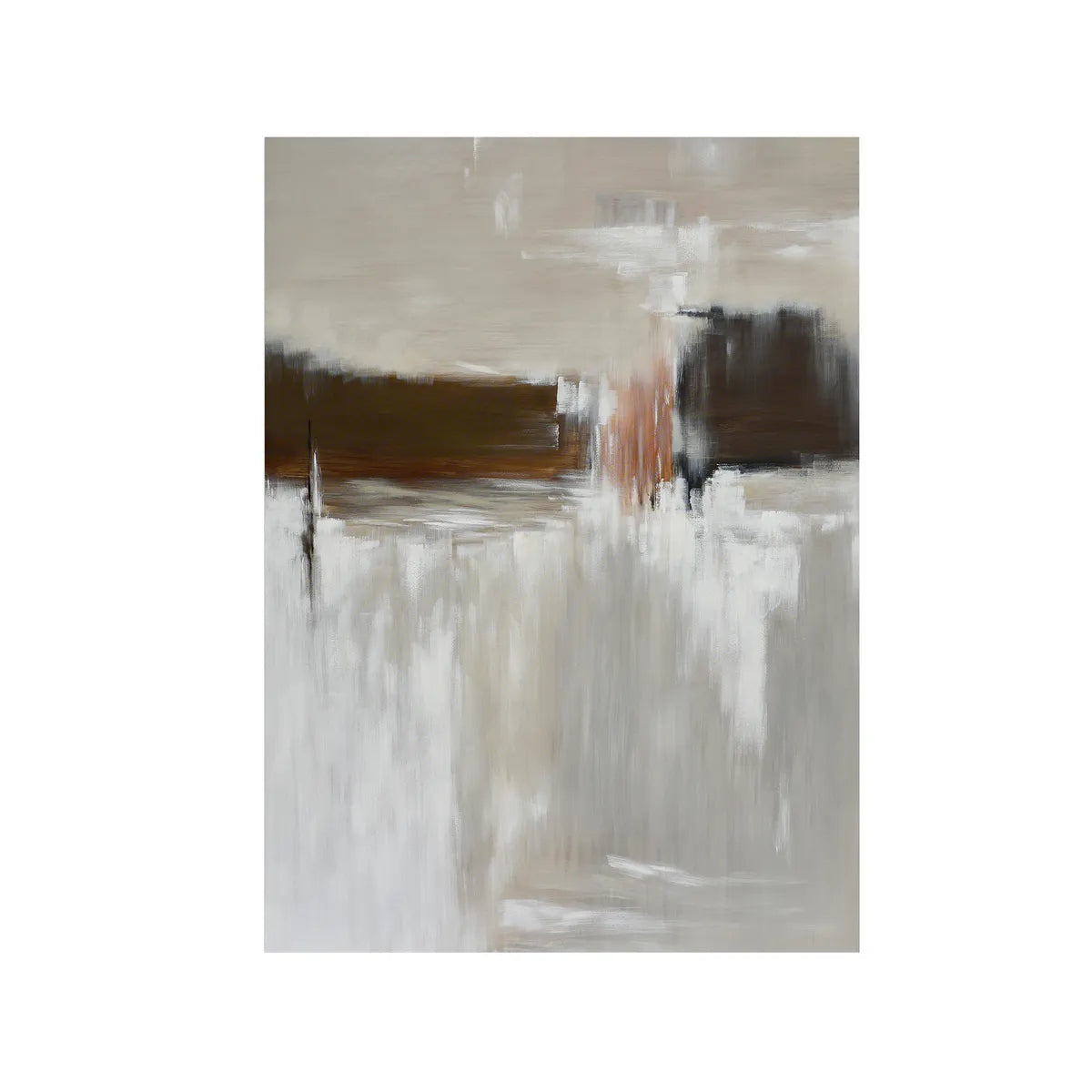 Crestview Collection Westerly Hand Painted Canvas Wall Art - Image 1