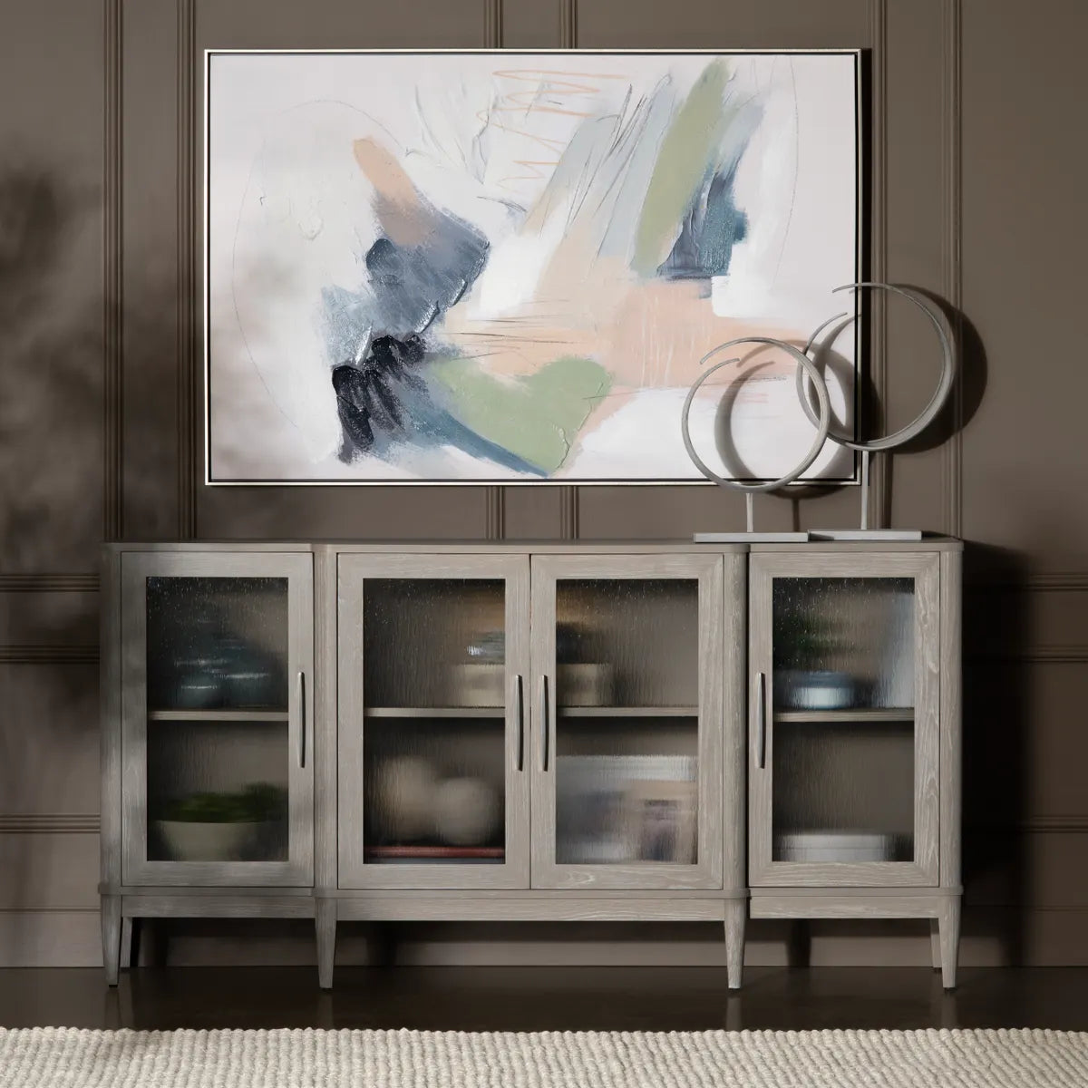 Crestview Collection Avalon Hand Finished Wall Art ~ Set Of 2 - Image 1