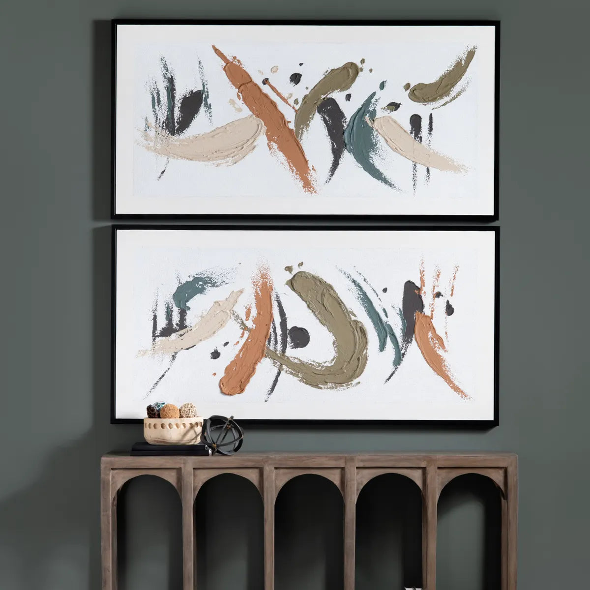 Crestview Collection Calliope Wall Art ~ Set Of 2 - Image 1