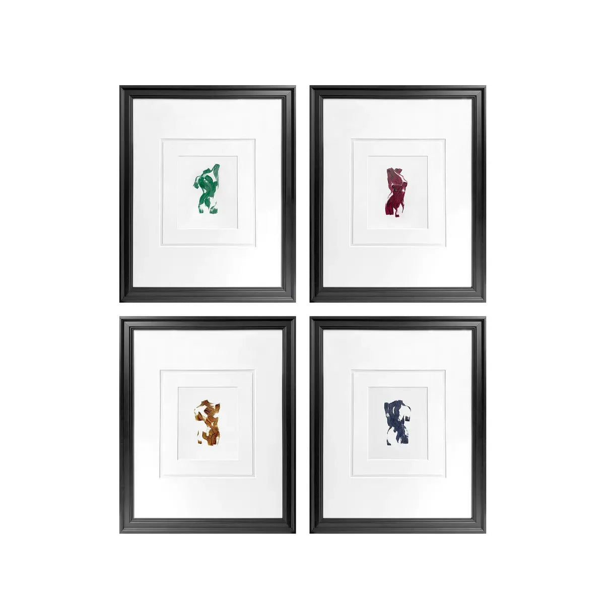 Crestview Collection Traditional Torsos Wall Art ~ Set Of 4 - Image 1