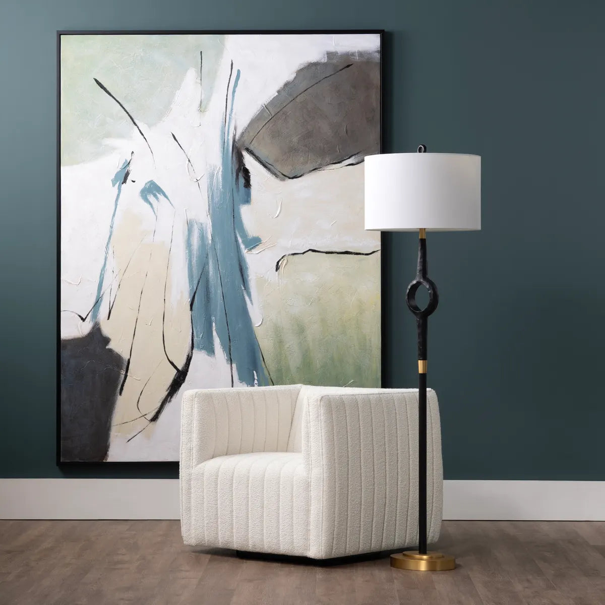 Crestview Collection Ames Hand Painted Canvas Wall Art