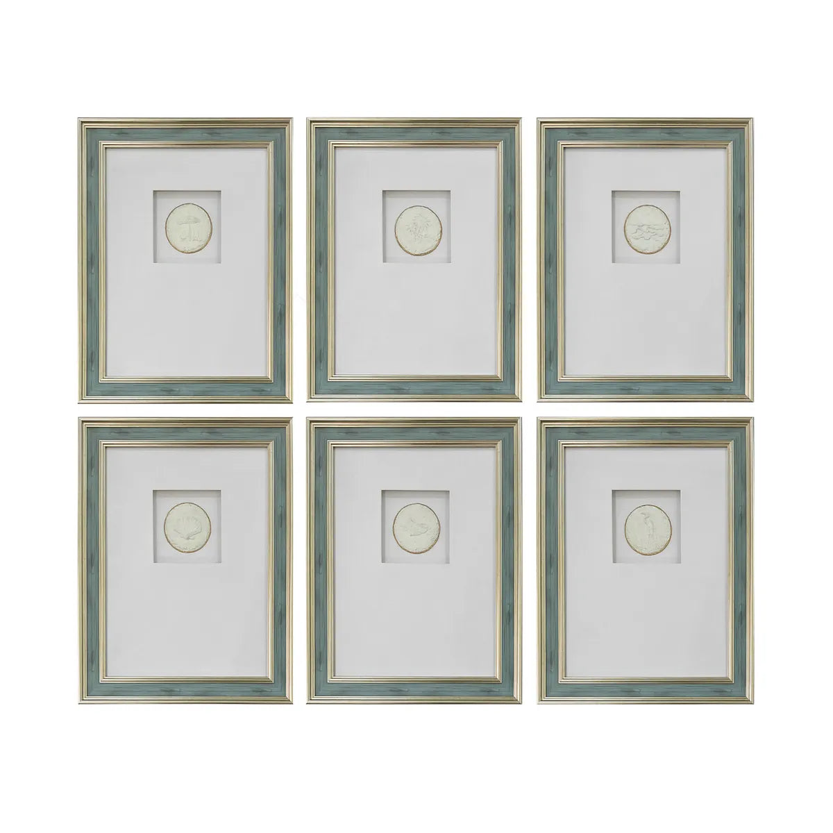 Crestview Collection Bradenton Wall Art ~ Set Of 6 - Image 1
