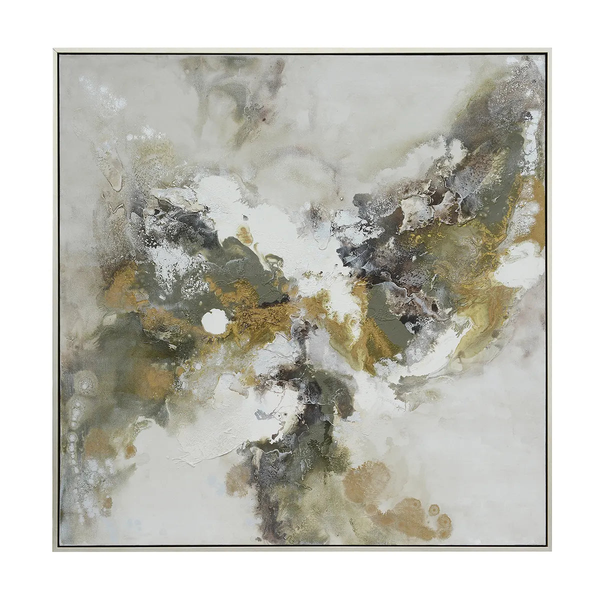 Crestview Collection Clyde Hand Painted Canvas Wall Art - Image 1