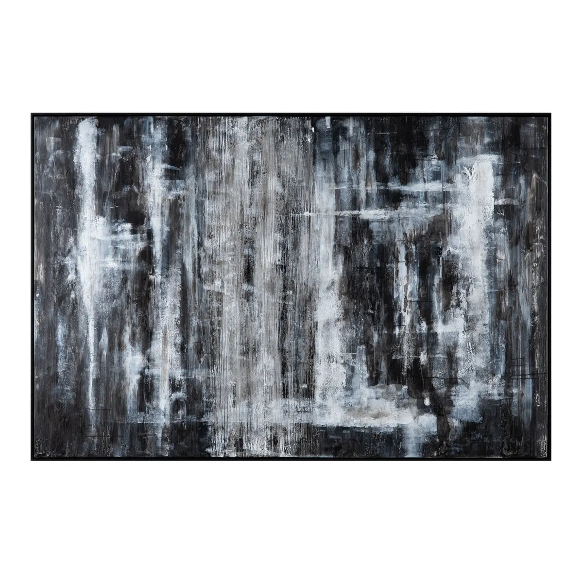 Crestview Collection Oliver Black And White Wall Art - Image 2