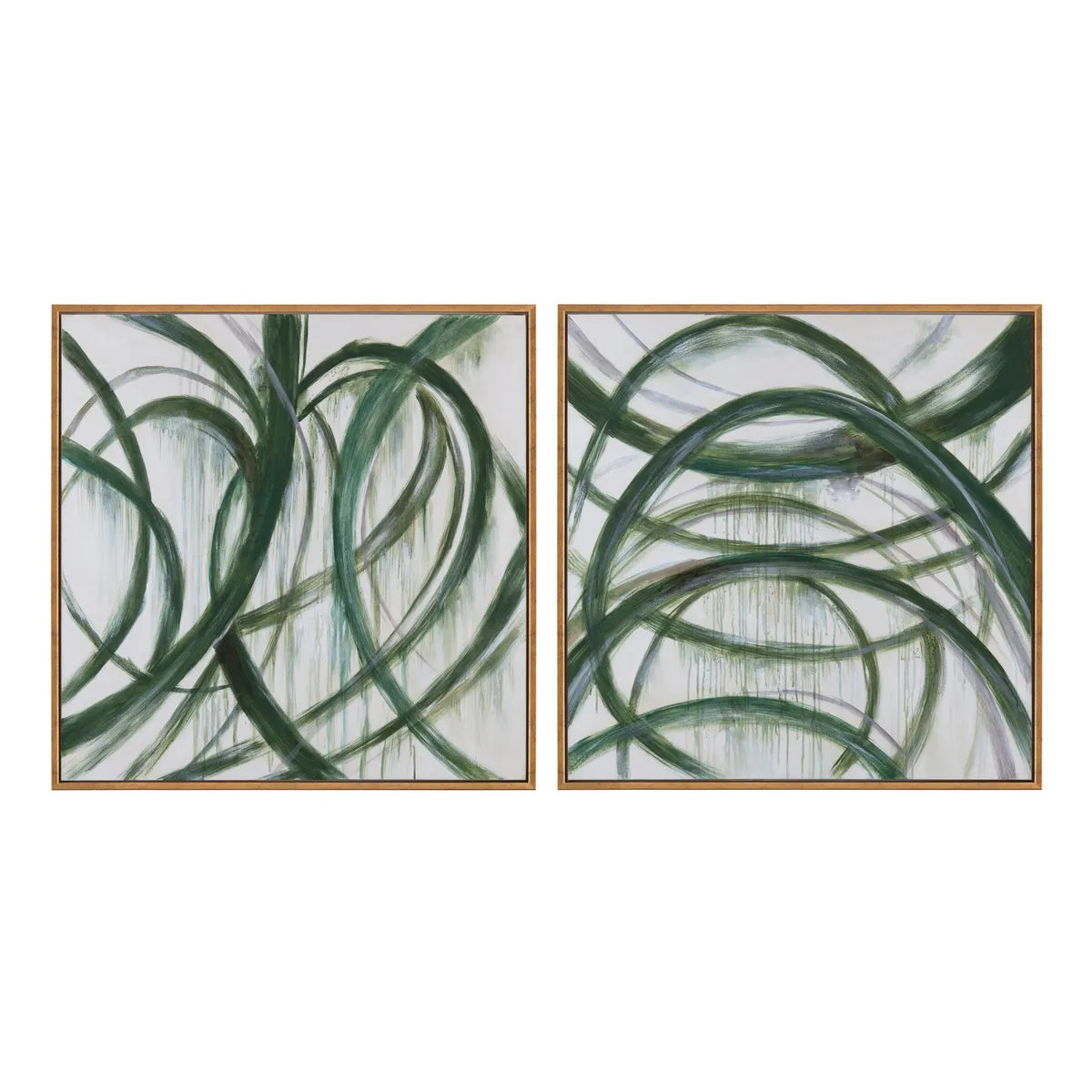 Crestview Collection Evergreen Twists Wall Art ~ Set Of 2 - Image 1