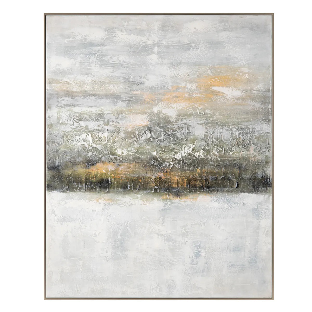 Crestview Collection Canyon Hand Painted Canvas Wall Art - Image 2