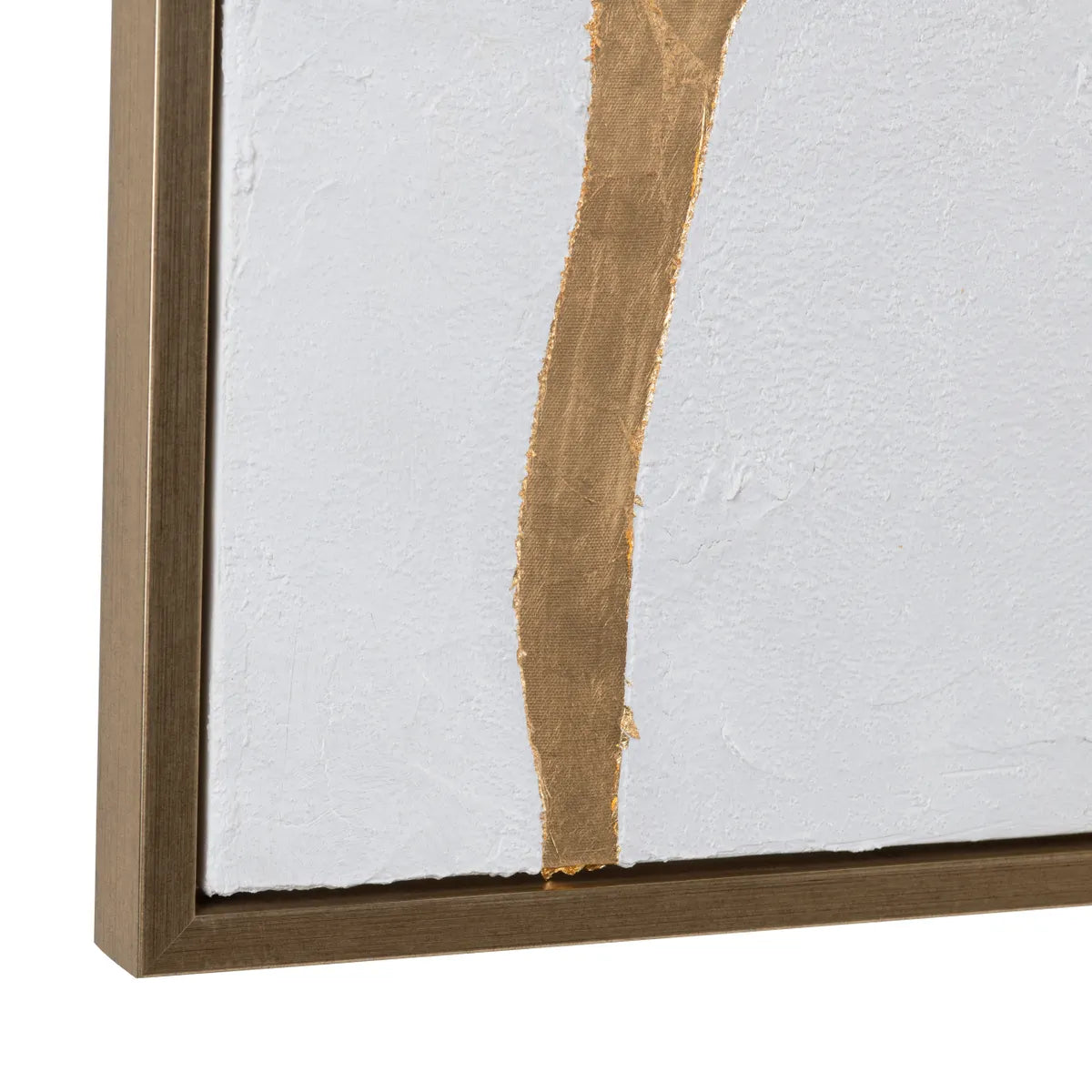 Crestview Collection Gold Lines Oversized Canvas Wall Art - Image 3