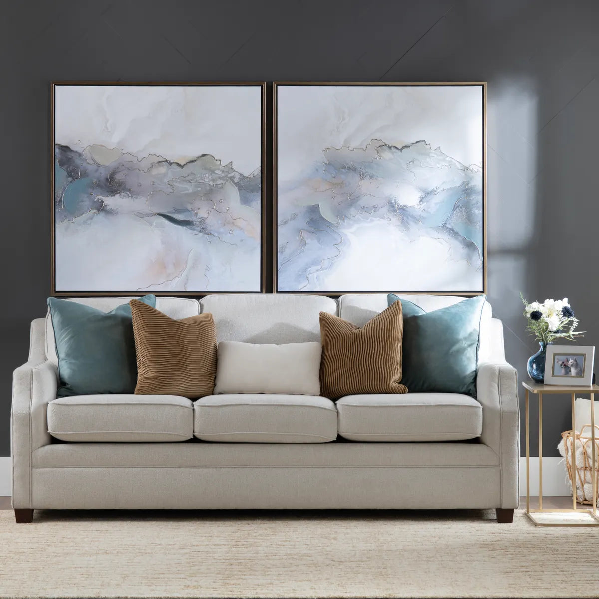 Crestview Collection Galloway Wall Art ~ Set Of 2 - Image 1