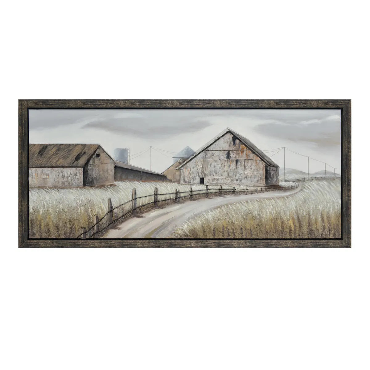 Crestview Collection Dusty Road Canvas Wall Art - Image 1