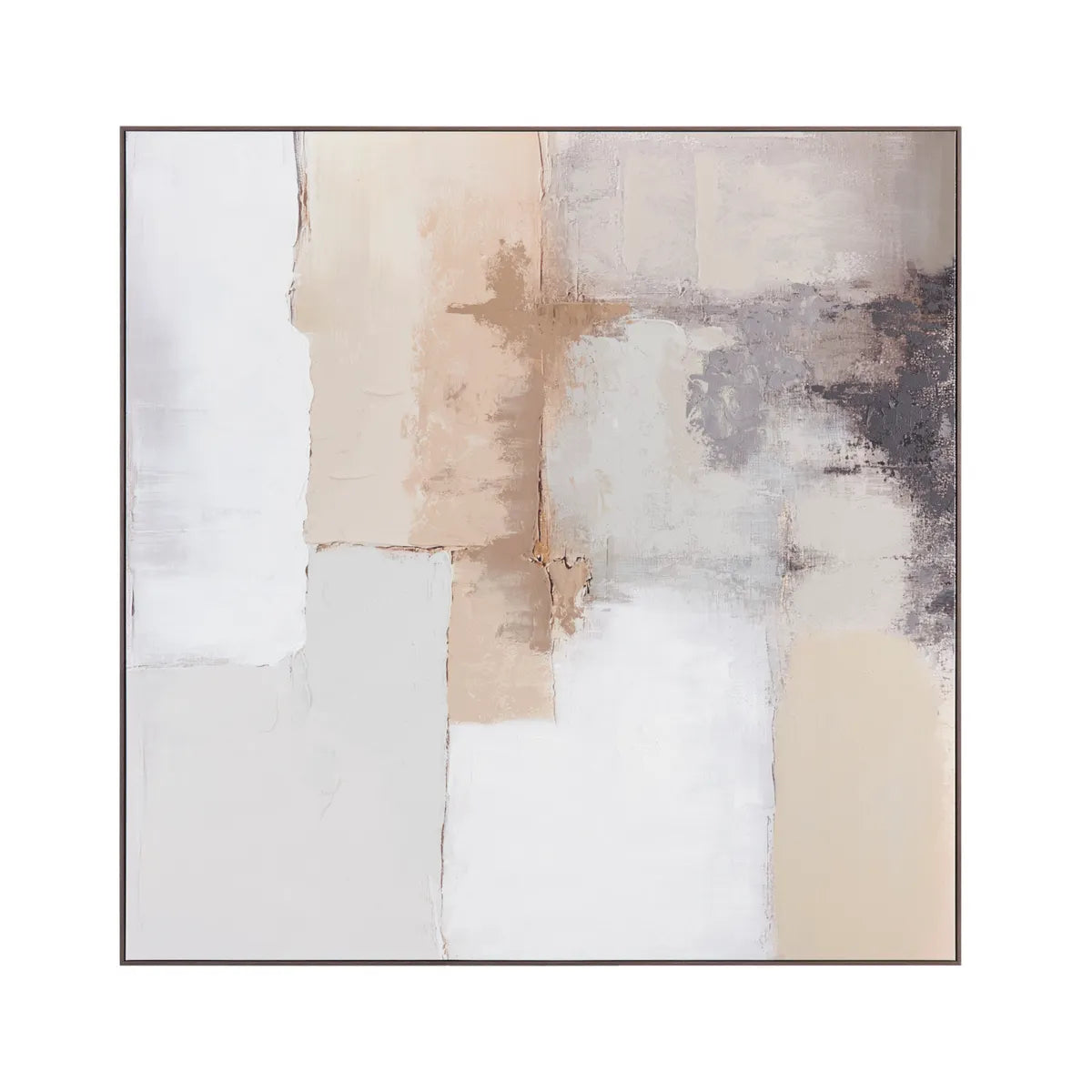 Crestview Collection Giles Hand Painted Canvas Wall Art - Image 2