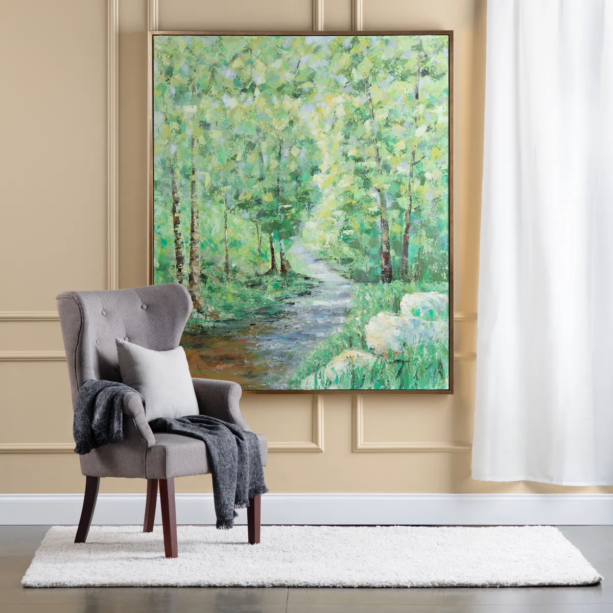 Crestview Collection Spring Rivers Wall Art - Image 1
