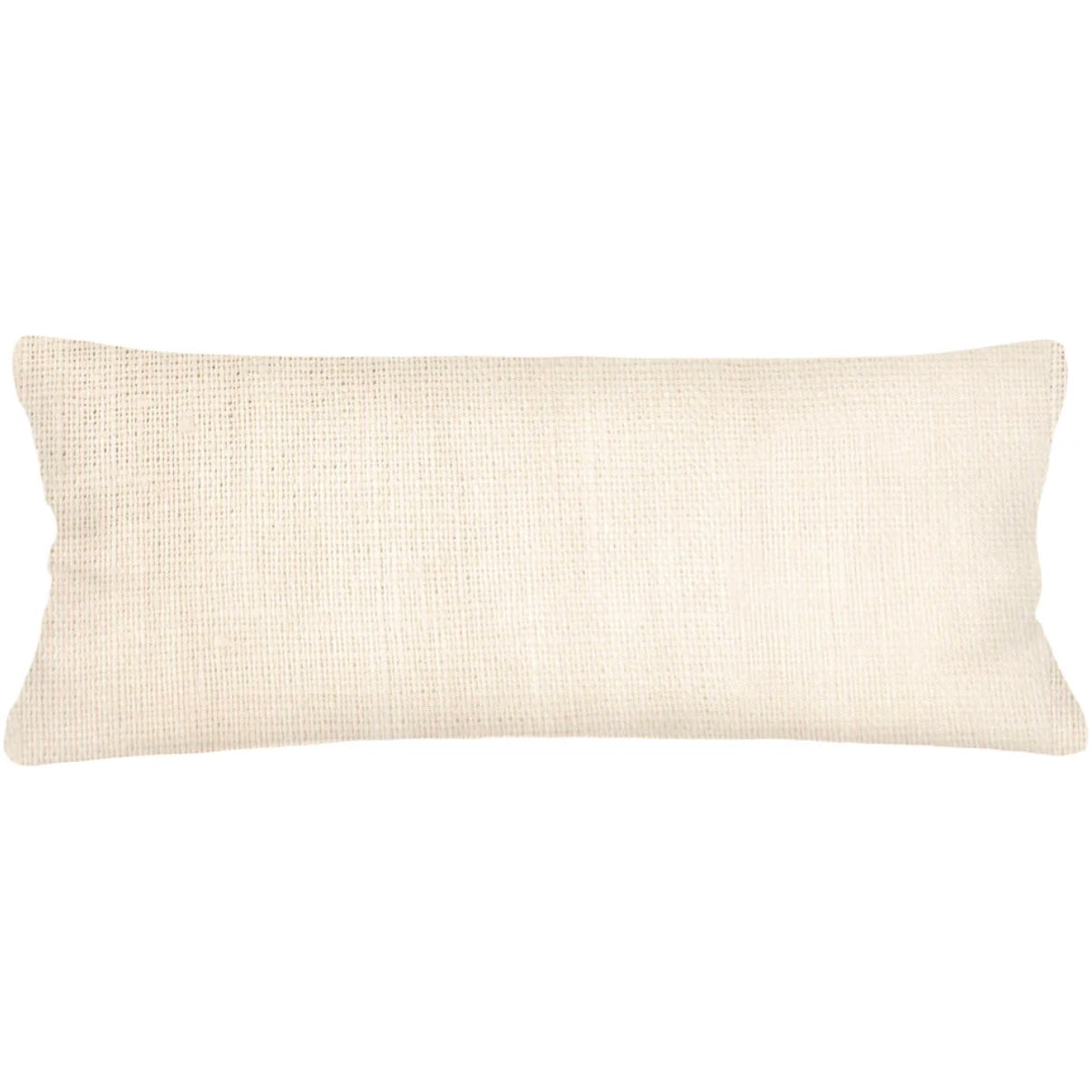 Anaya Home So Soft Linen Ivory Lumbar Pillow 14x40 With Down Insert ~ DREAMY BEDDING SALE ~ Limited Quantity - Image 1