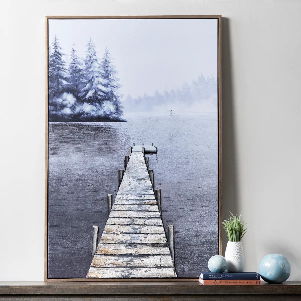 Crestview Collection Palmer Canvas Wall Art - Image 1