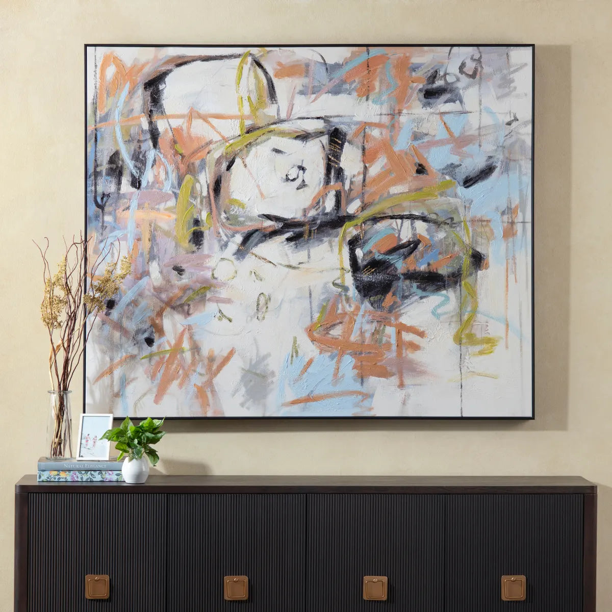 Crestview Collection Unhinged Canvas Wall Art - Image 1