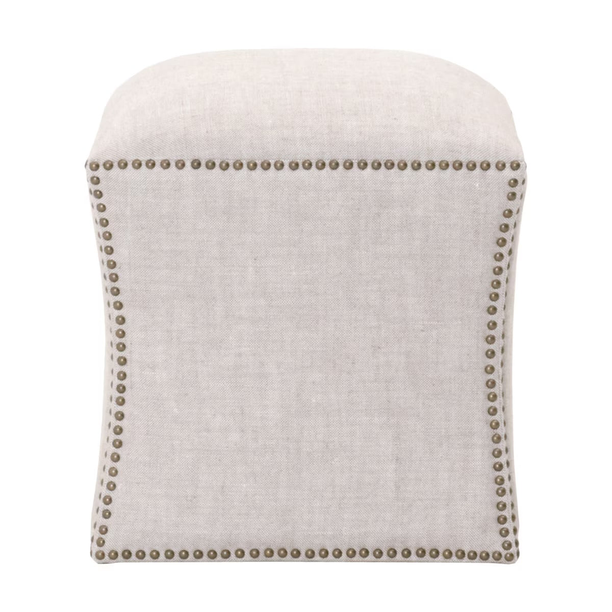 Essentials For Living York Ottoman ~ Performance Bisque French Linen - Image 2