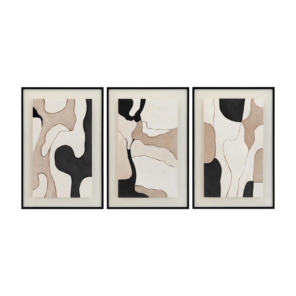 Crestview Collection Andover Hand Painted Wall Art ~ Set Of 3 - Image 1