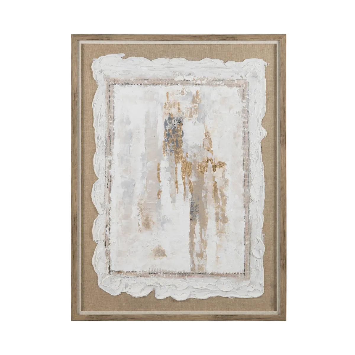 Crestview Collection Soft Echoes Hand Painted Wall Art - Image 1