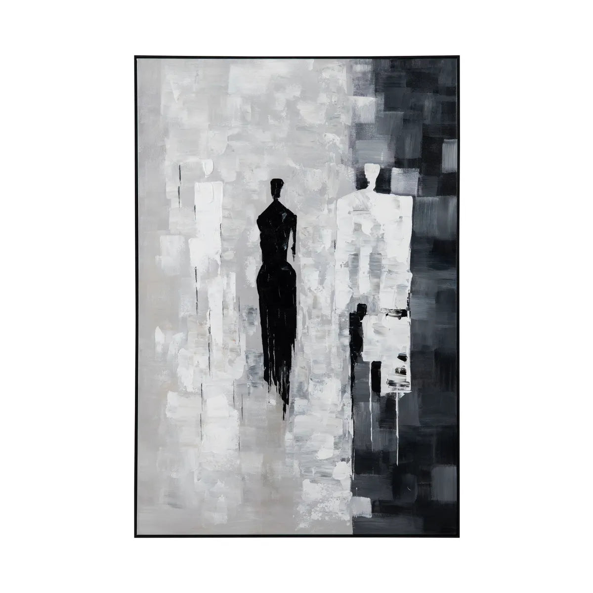 Crestview Collection In The Grey Zone Hand Painted Wall Art - Image 2