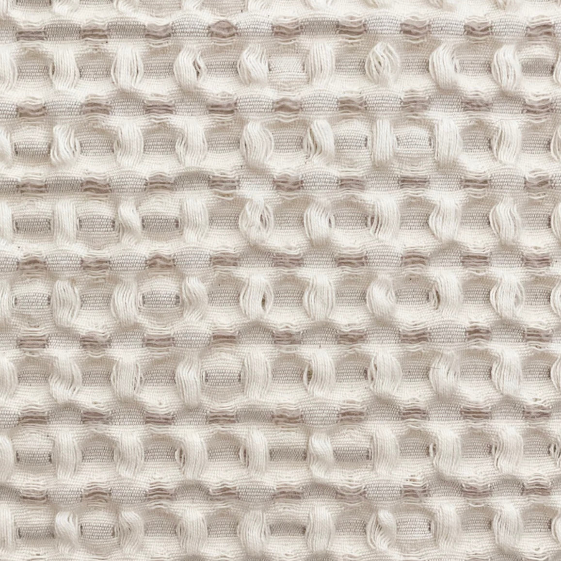 Anaya Home Cool Cotton Beige Waffle Weave Euro Pillow 26x26 With Down Insert - Image 3