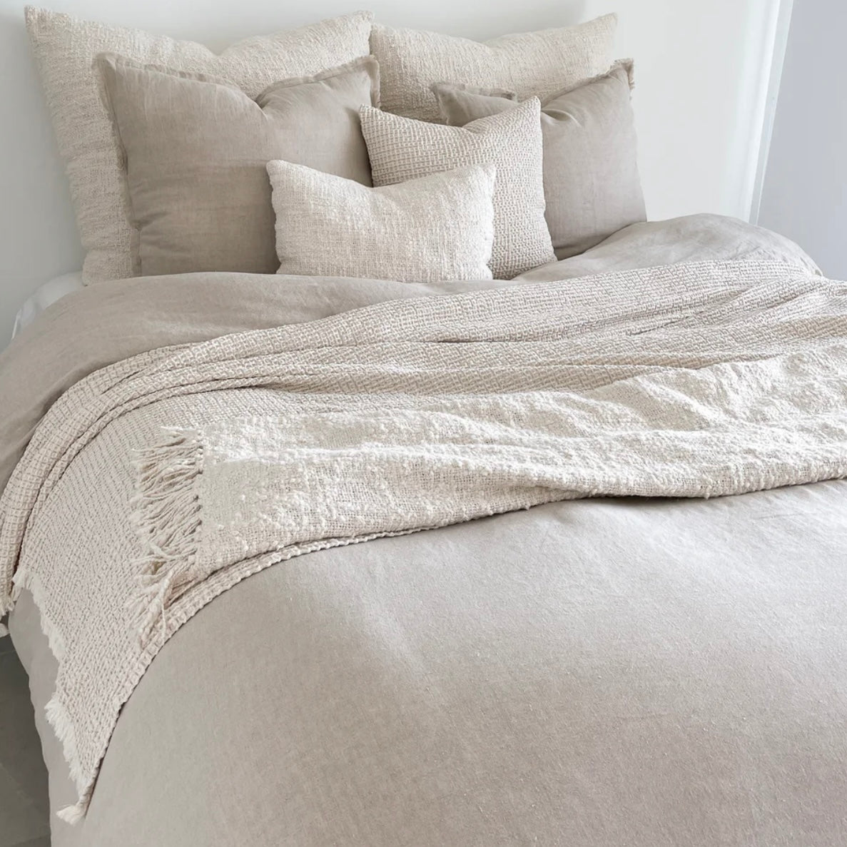 Anaya Home So Soft Linen Duvet Cover Available in Queen and King Sizes ~ DREAMY BEDDING SALE  ~ Limited Quantity