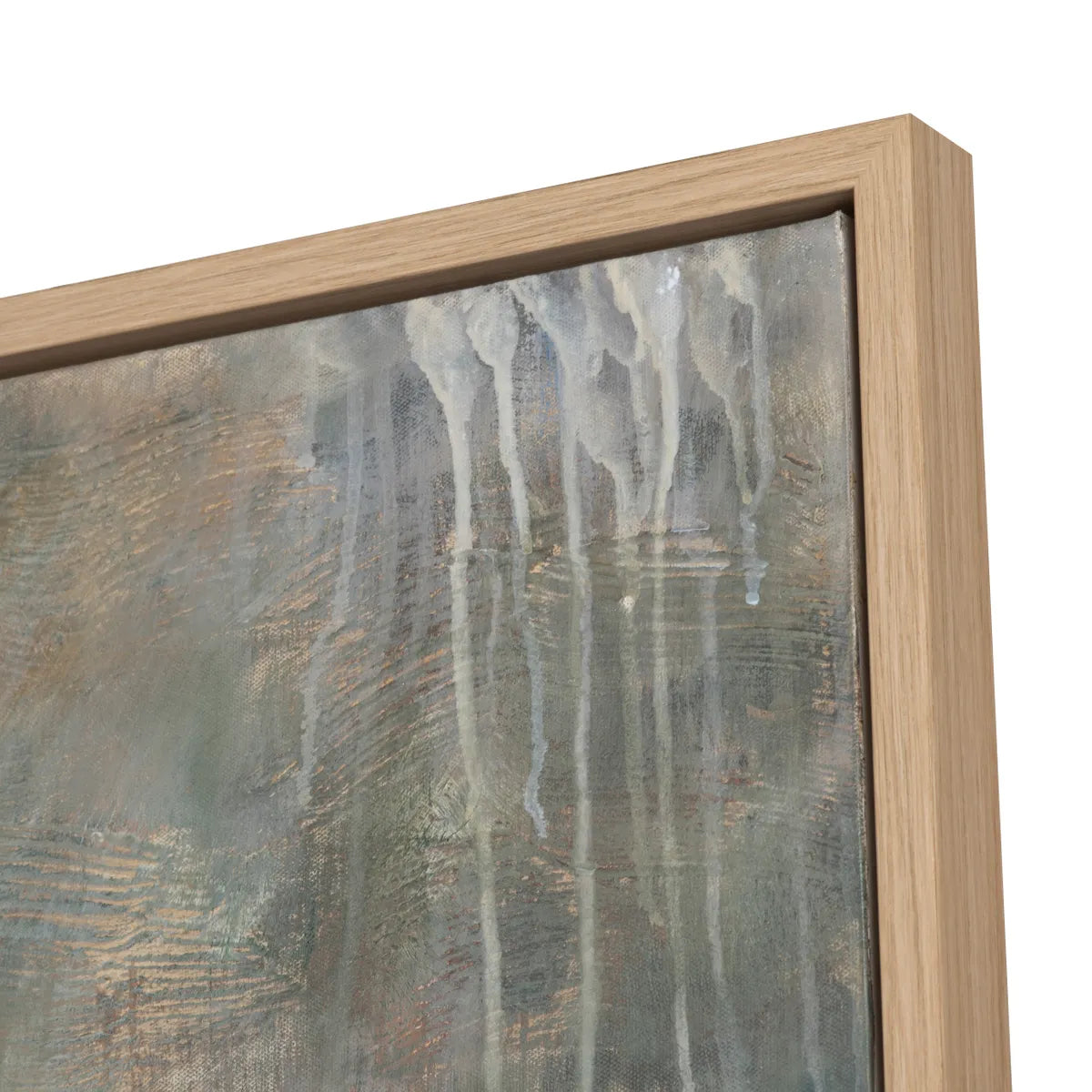 Crestview Collection Egret Reflections Painted Canvas Wall Art - Image 3
