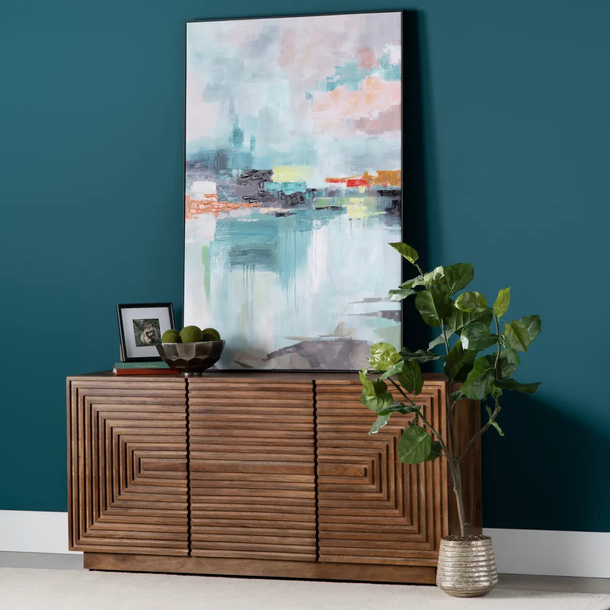 Crestview Collection Augusta Canvas Wall Art - Image 1