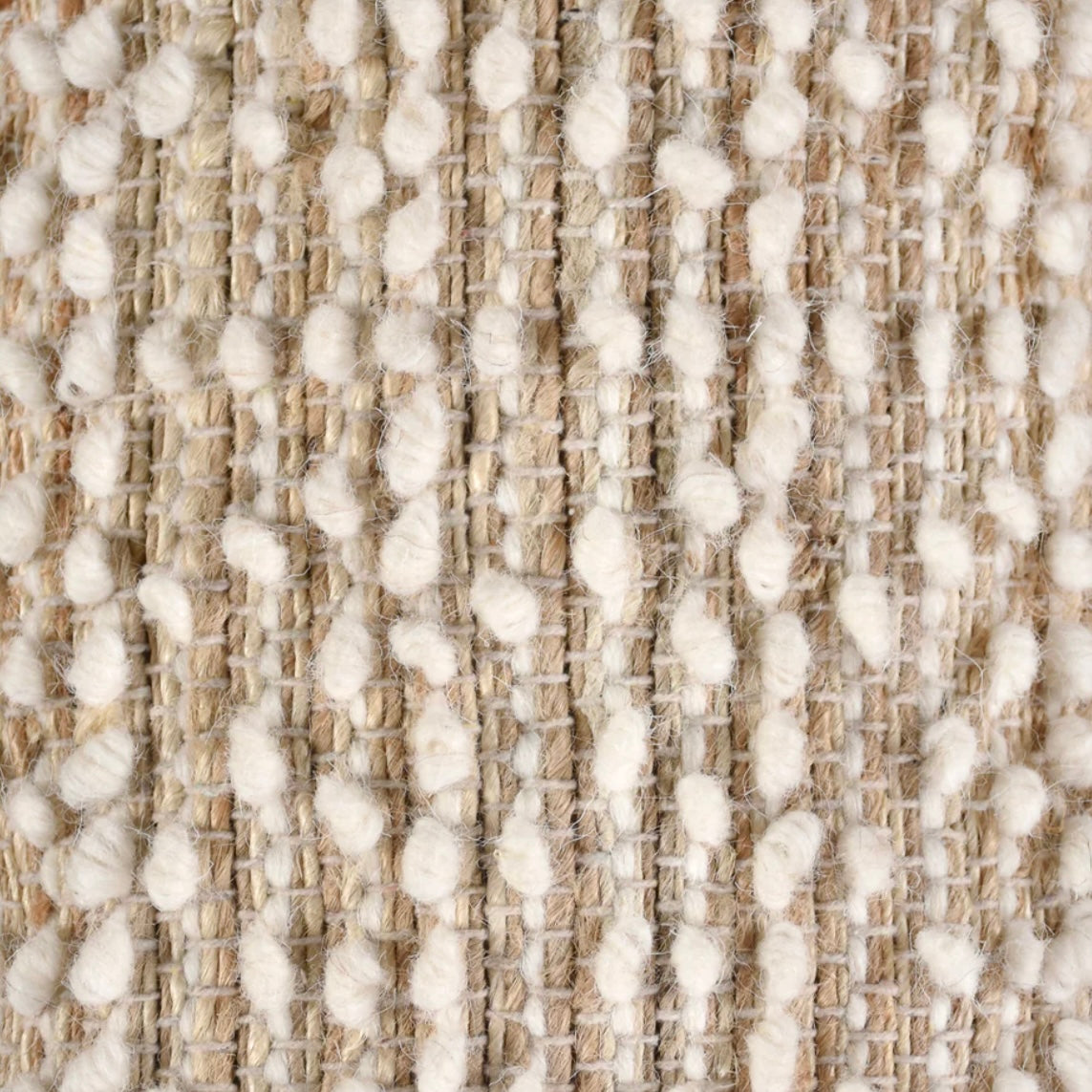 Anaya Home Natural Boucle Handwoven Bench - Image 2