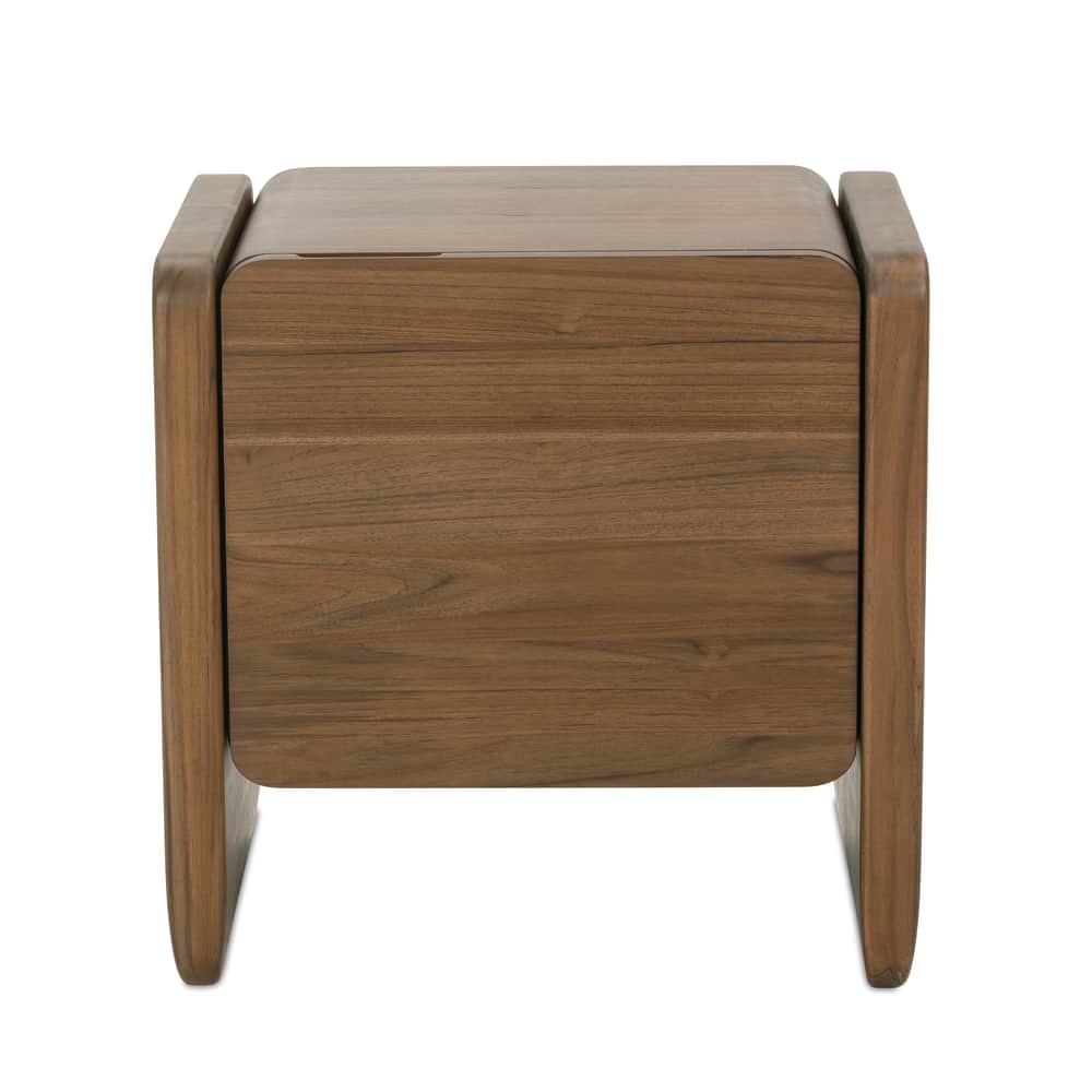 Rowe Furniture Nova Teak Wood End Table - Image 2