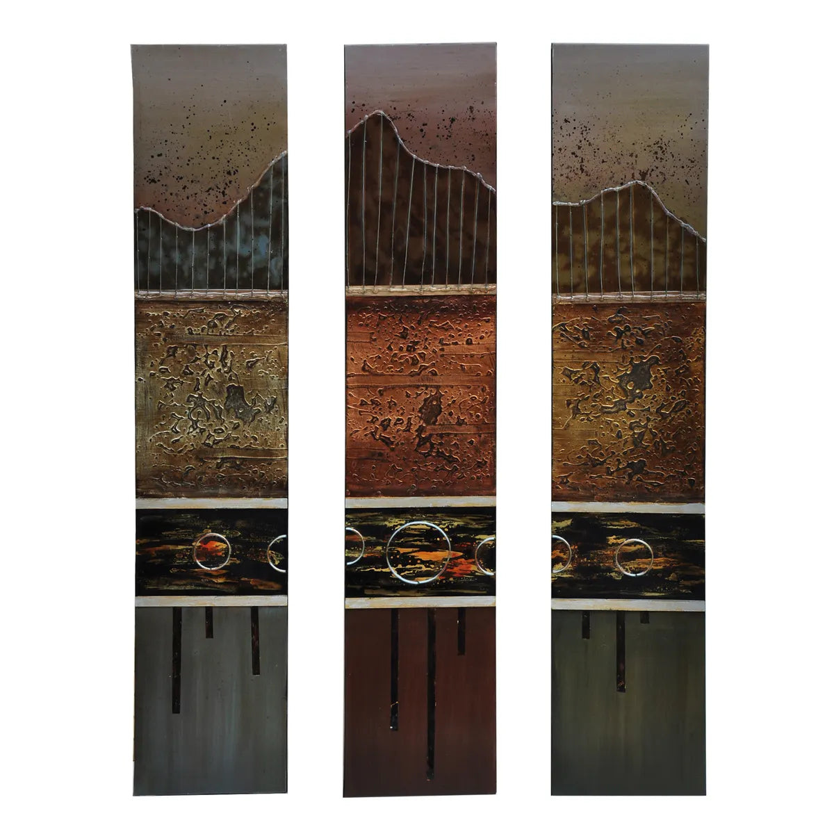Crestview Collection Triple Play Wall Art ~ Set Of 3 - Image 1