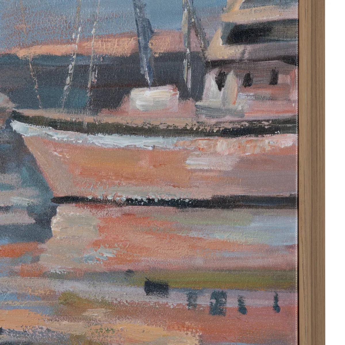 Crestview Collection Myrtle Hand Painted Canvas Wall Art ~ Set Of 2 - Image 2